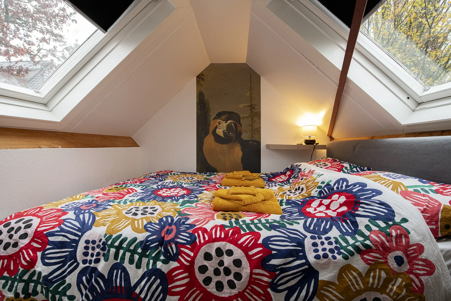 Zweites Doppelzimmer unter der Dachschräge